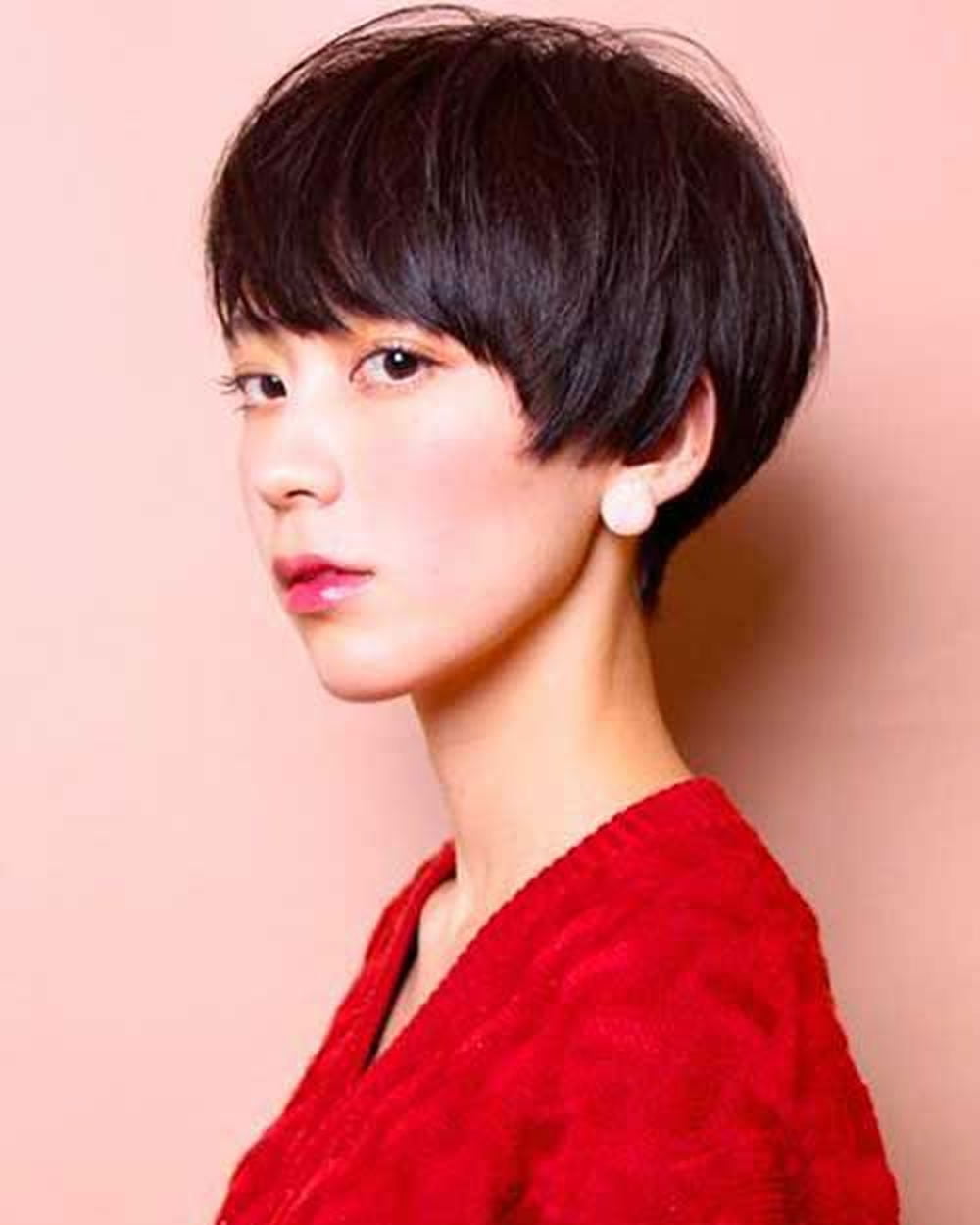 hair Otngagged asian woman short
