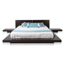 platform bed frames bedroom furniture Asian zen