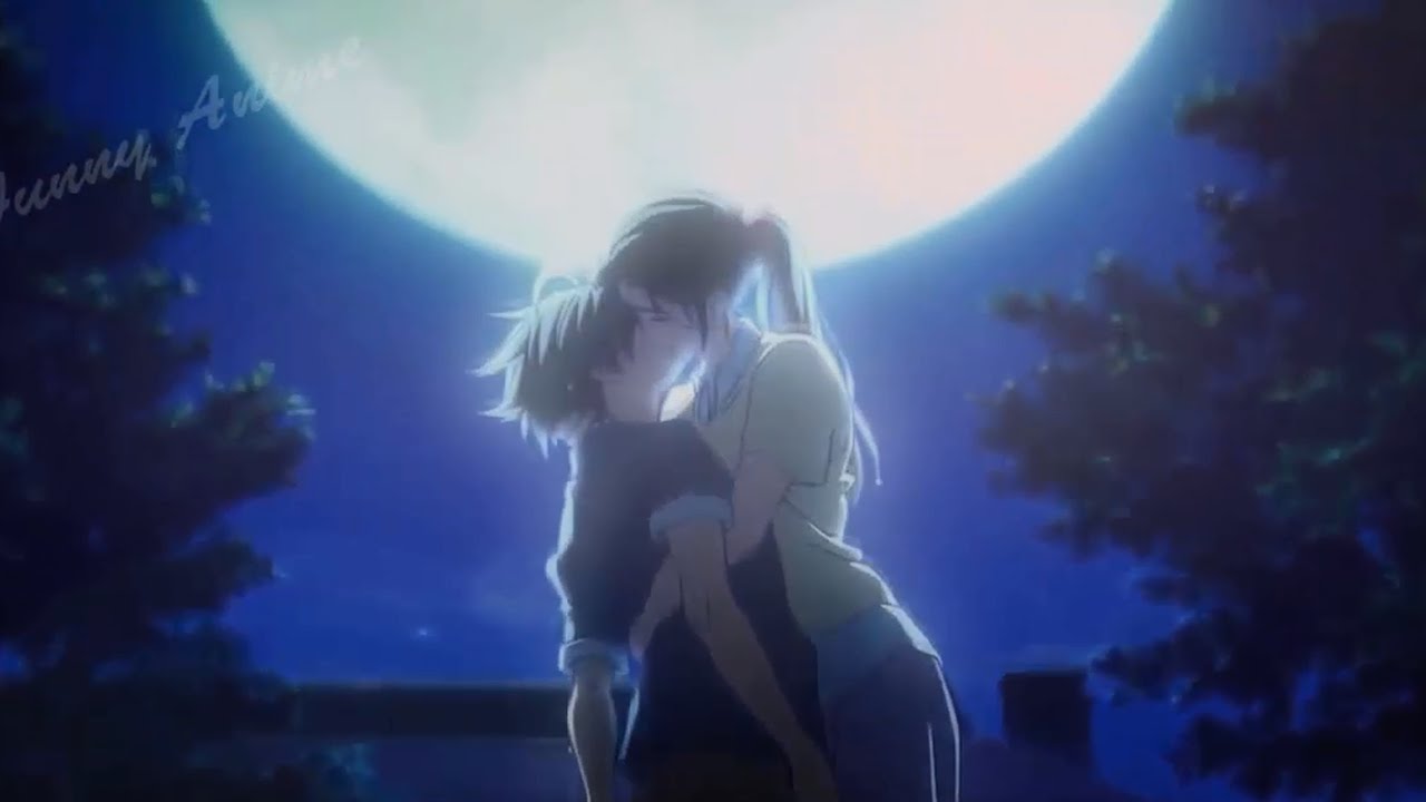 anime kiss Funny scene vampire