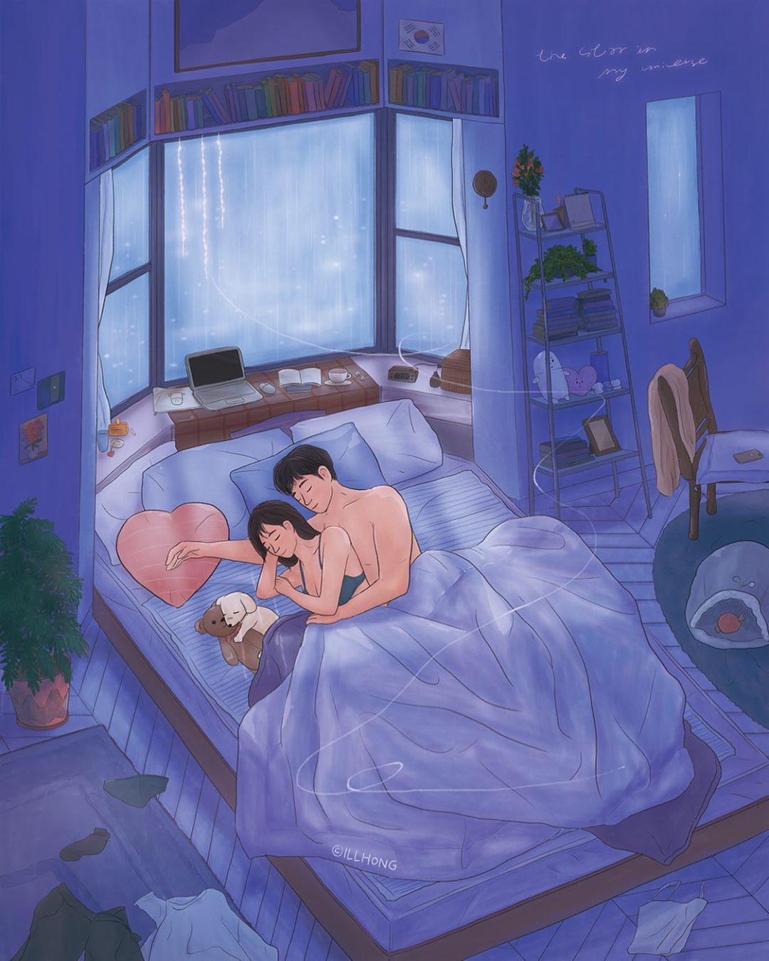 couple bed Anime images in