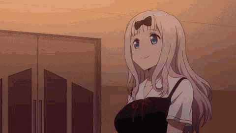 gif Surprised anime girl