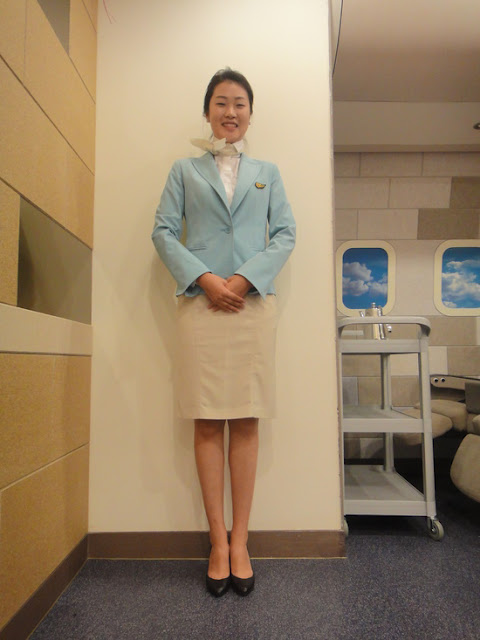 air uniform Korean stewardess