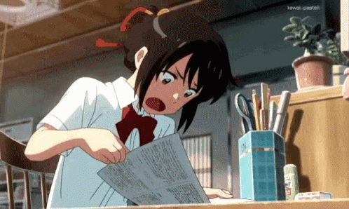anime Studying gif