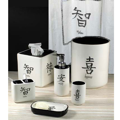 oriental bathroom accessories Asian