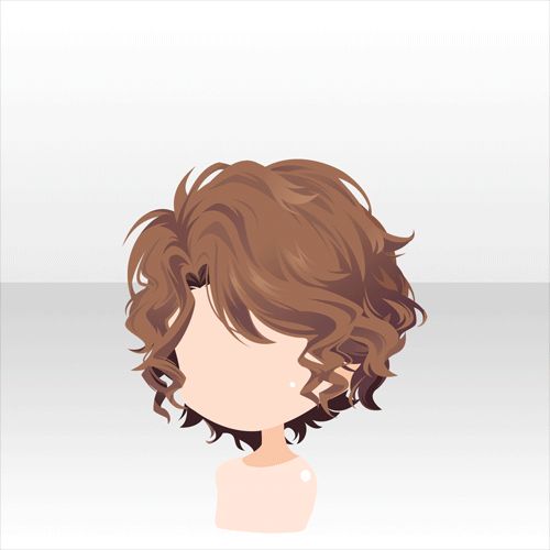 anime boy hair Curly