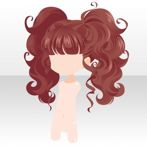 girl hair pigtails Anime