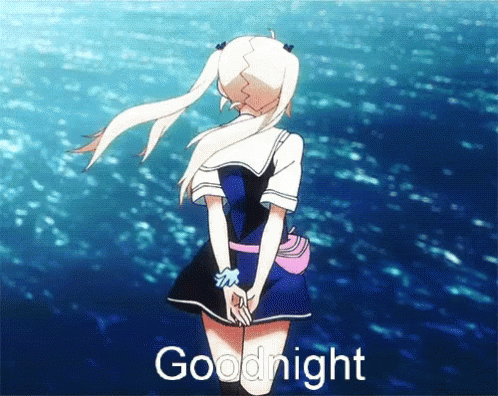 Goodnight anime gif