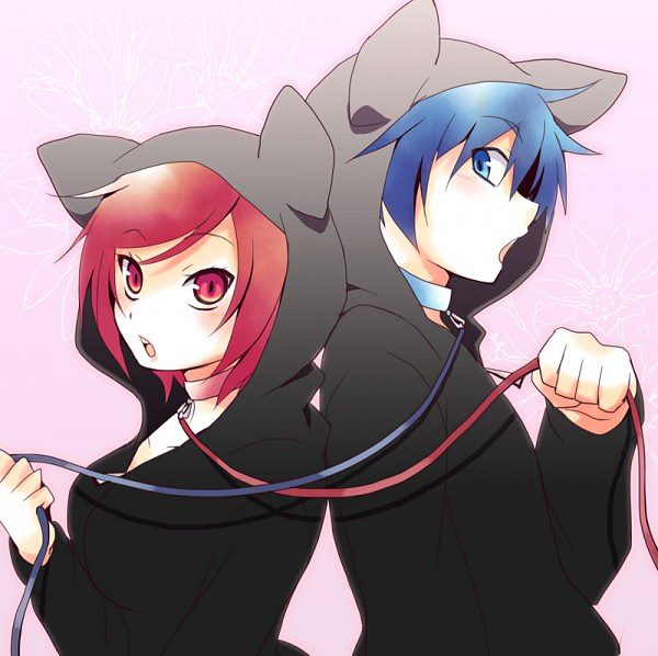 neko couples anime Cute