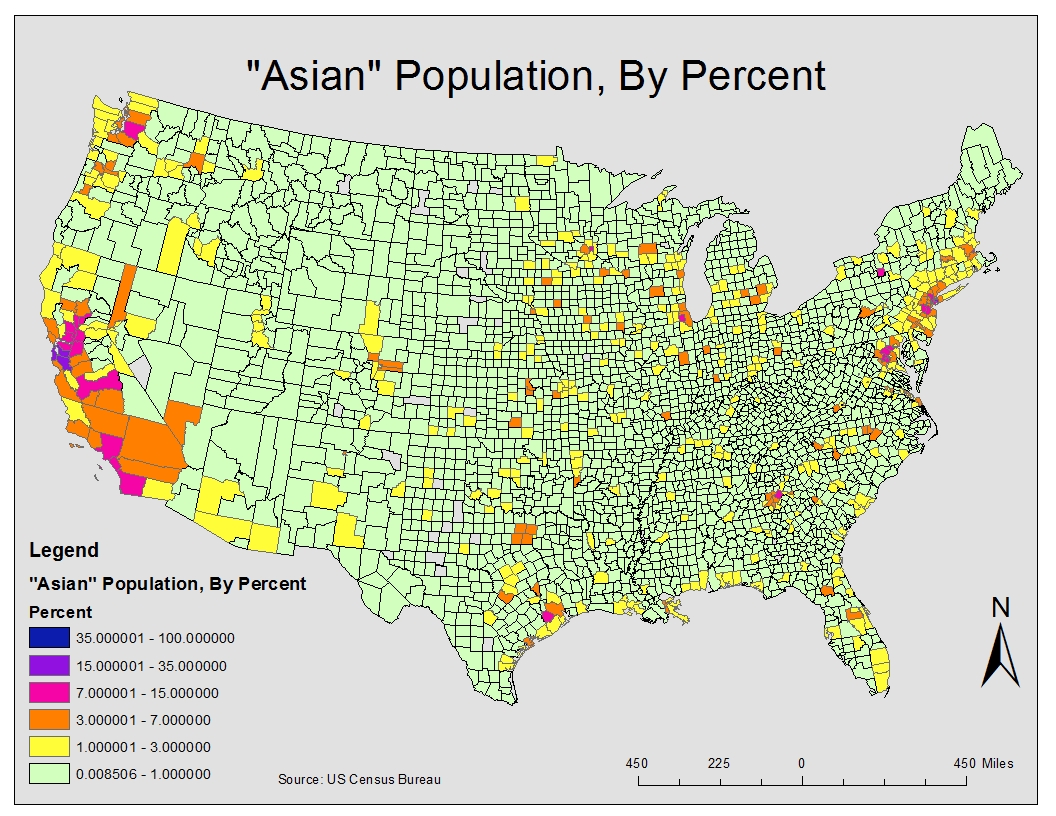 Asian populations in the united states