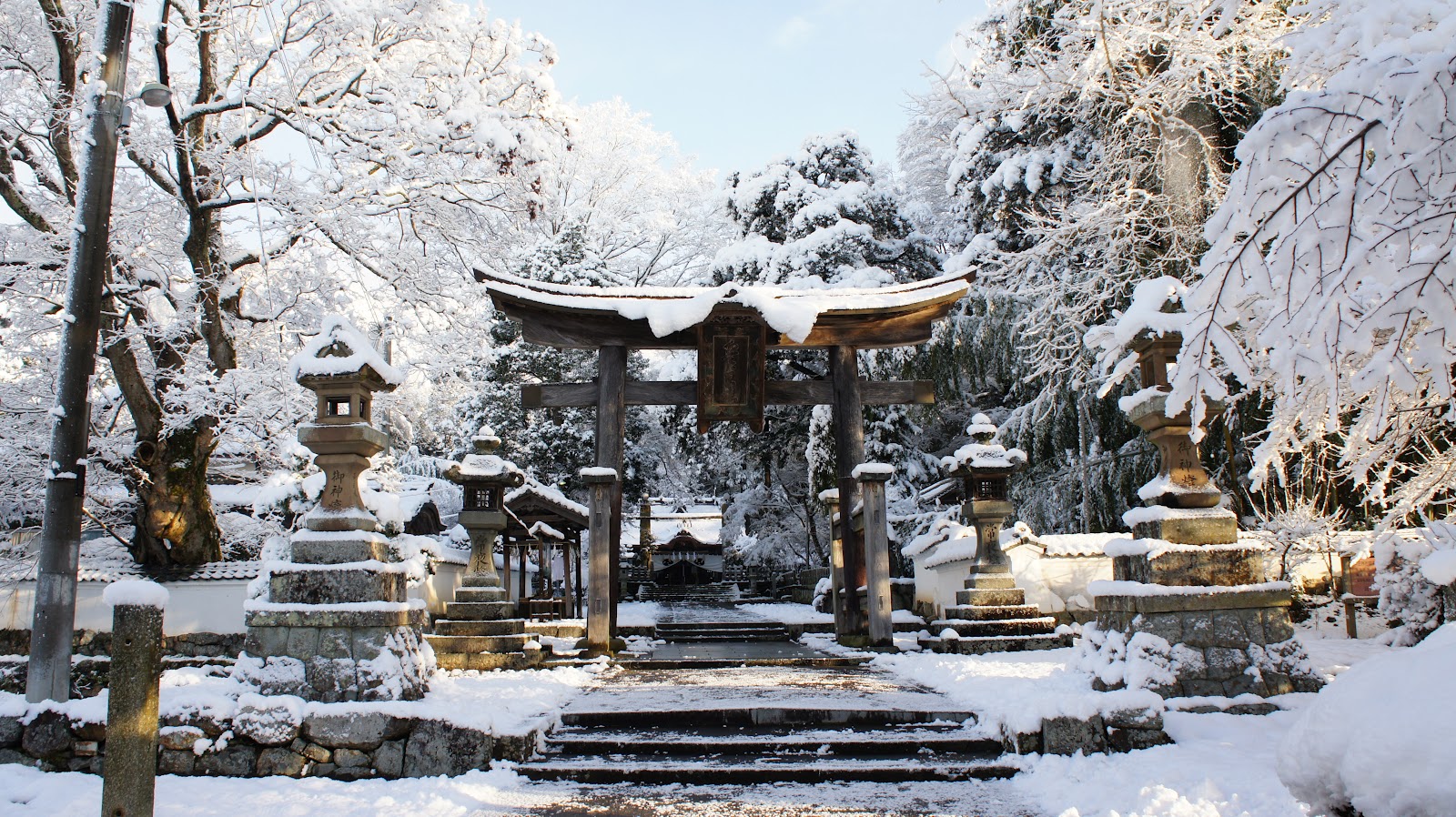 winter Japan in the