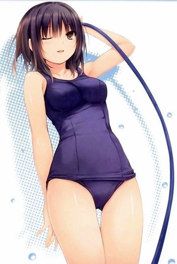in swimsuit girl Anime