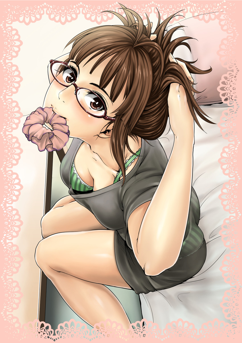gif Anime girl blush
