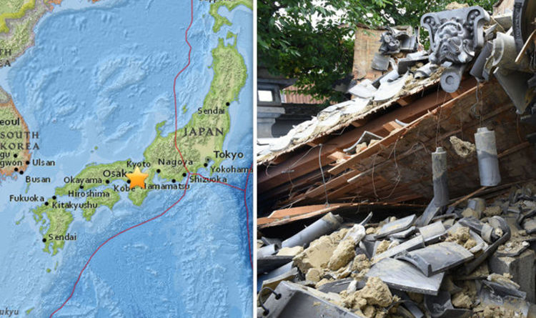 japan An earthquake in
