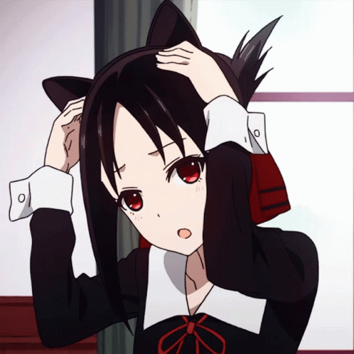 Anime cat ears gif