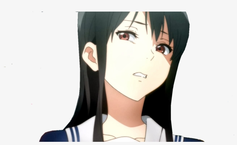 Anime disgust face