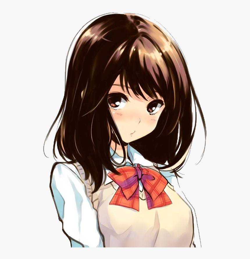 brunette Anime girl