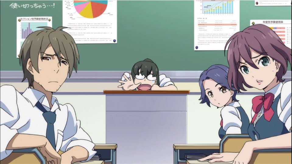 class in Anime girl