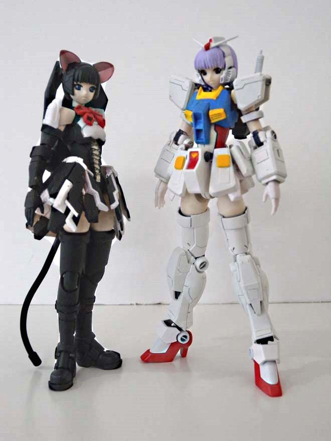 girl with arm Anime robot