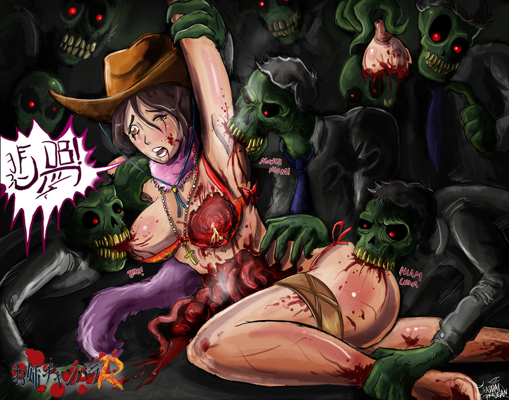 porn Anime zombie girl