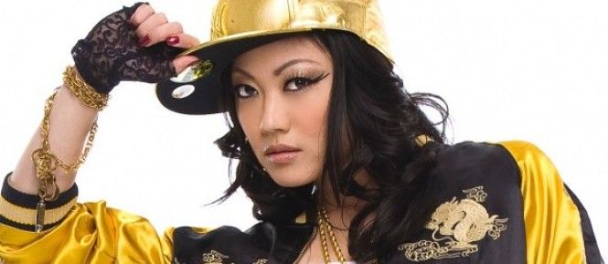 Asian girls in hip hop music video