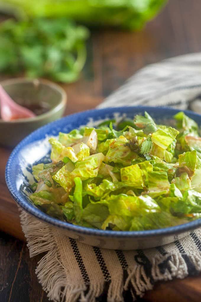 salad recipe lettuce Asian