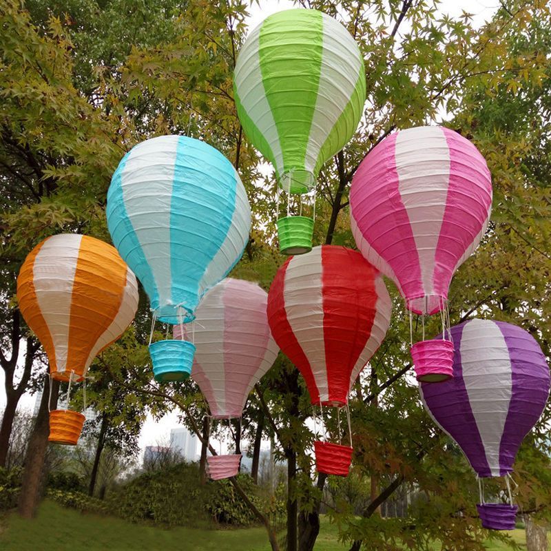 balloon hot lanterns good air Asian paper luck