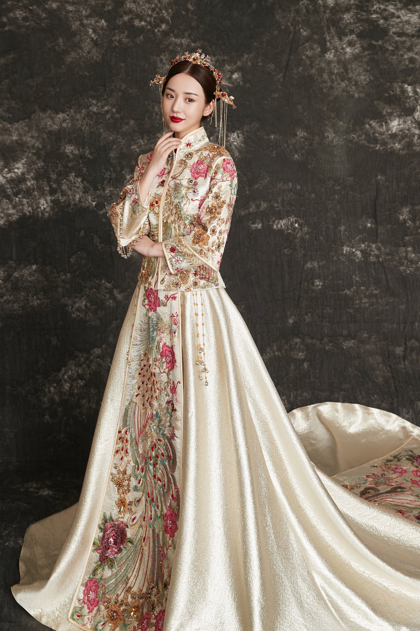 themed wedding dresses Asian