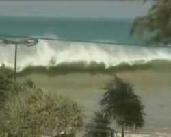 footage video Asian tsunami