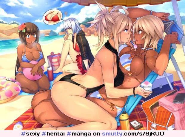 lesbian porn Hot anime