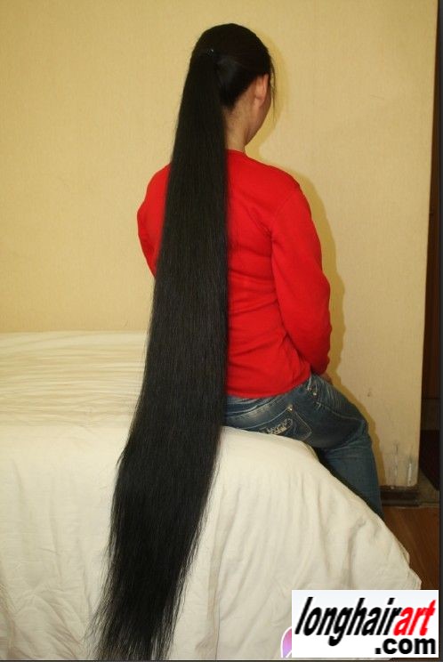with hair girl Chinese long