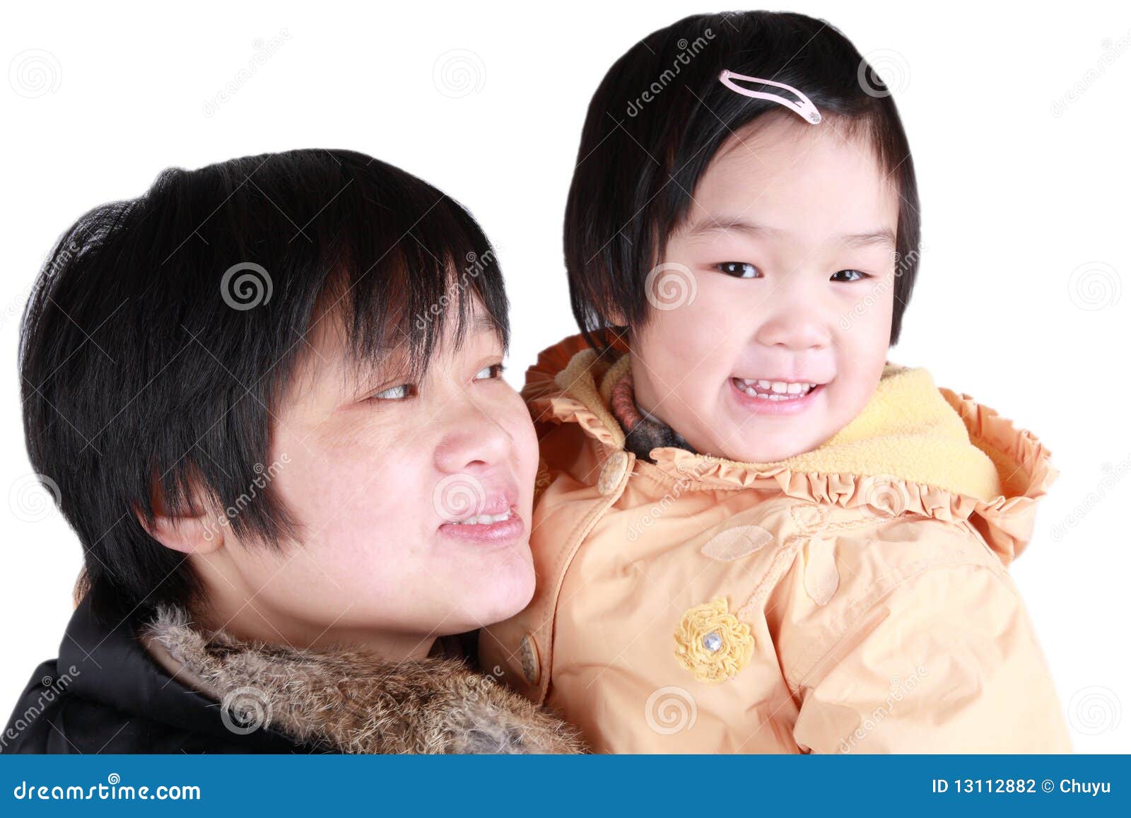 Chinese mother and daughter