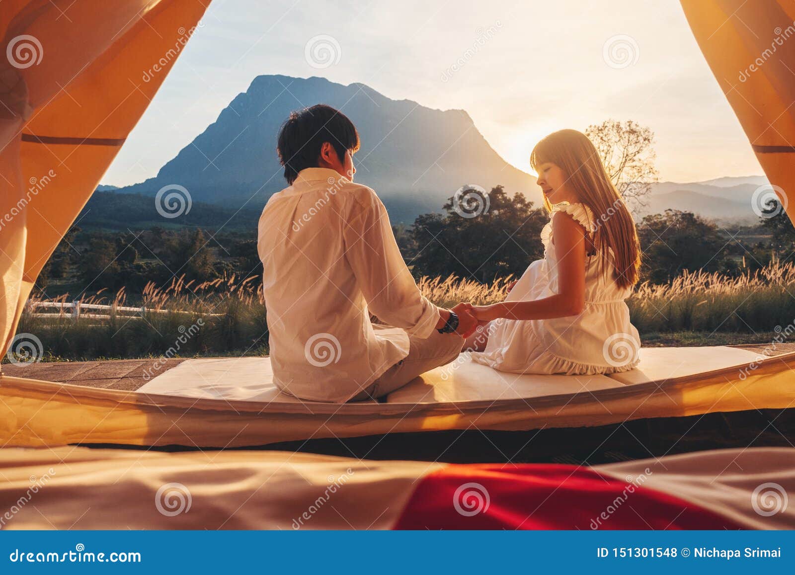 asian virgin outdoor Couple