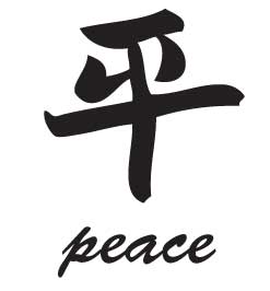 pictures sign Asian peace