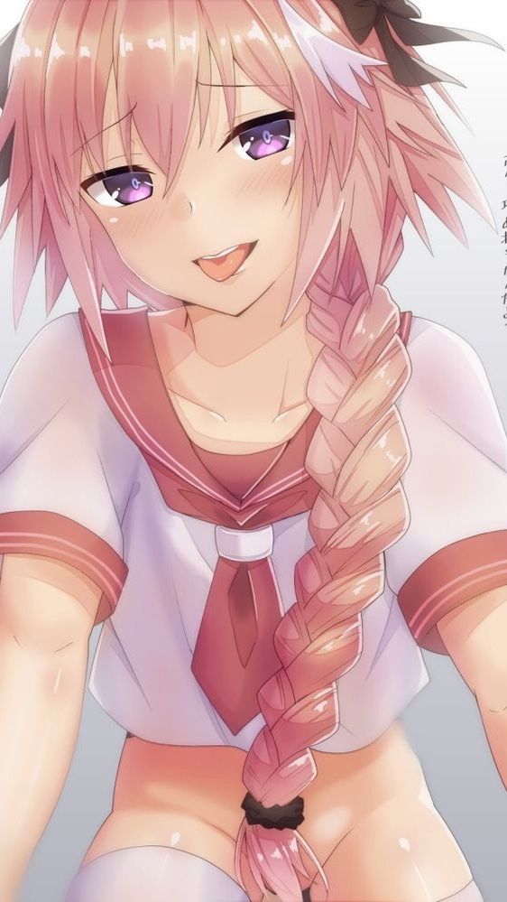trap Pink hair anime