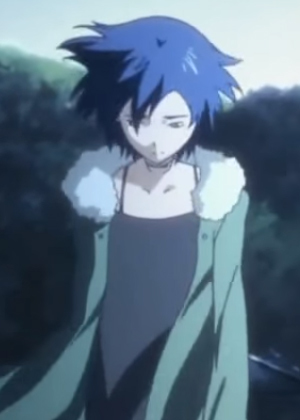 anime hair Short blue