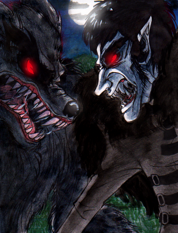 werewolves Vampires anime vs