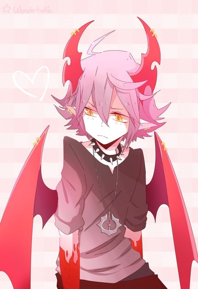 boy demon Cute anime