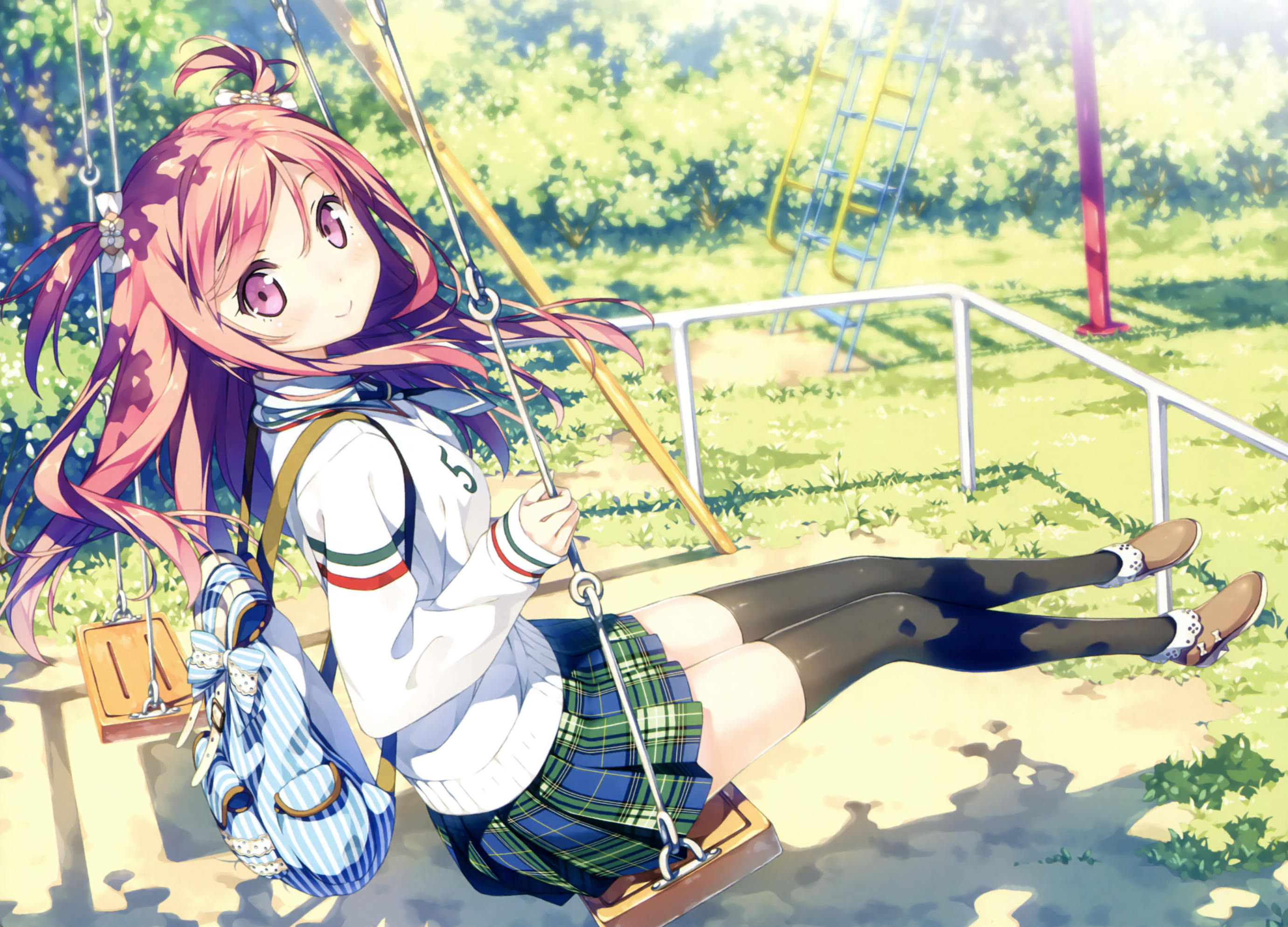 swing Anime girl on