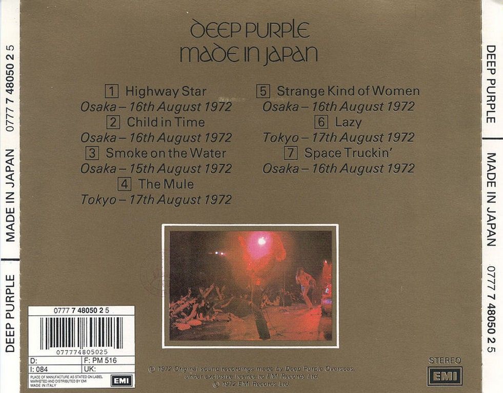 japan made Deep purple