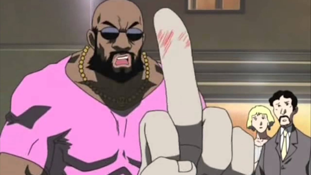 Black guys in anime