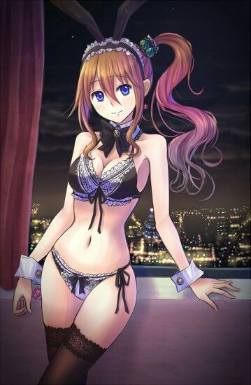 girl lingerie Anime