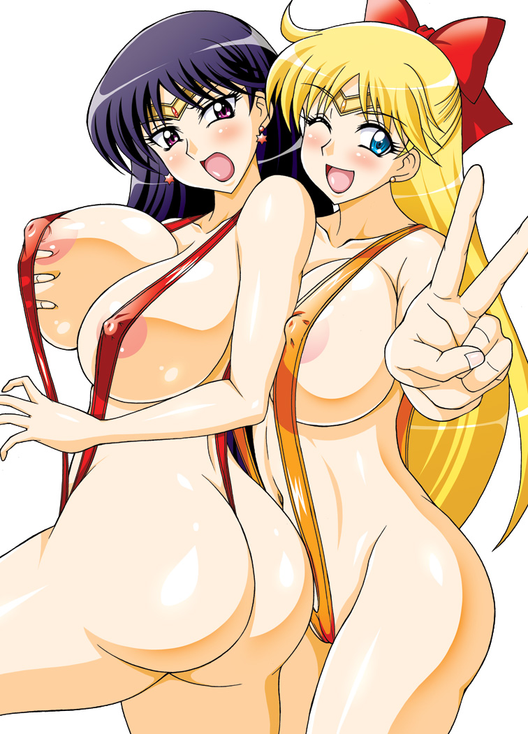 lesbian anime porn Big tit