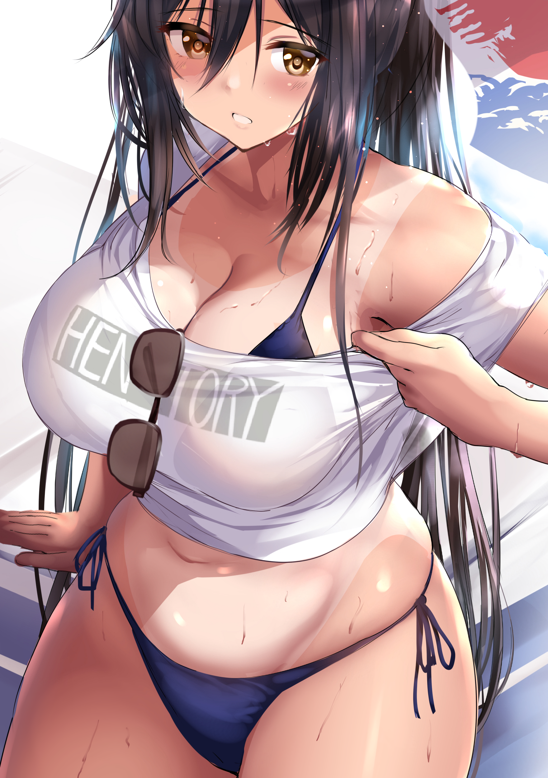 Anime Big Boobs Bikini