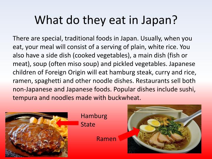 do japan eat What they in