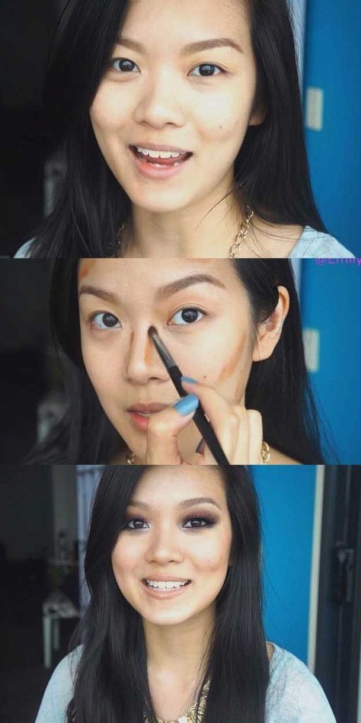 for Make up features tips asian