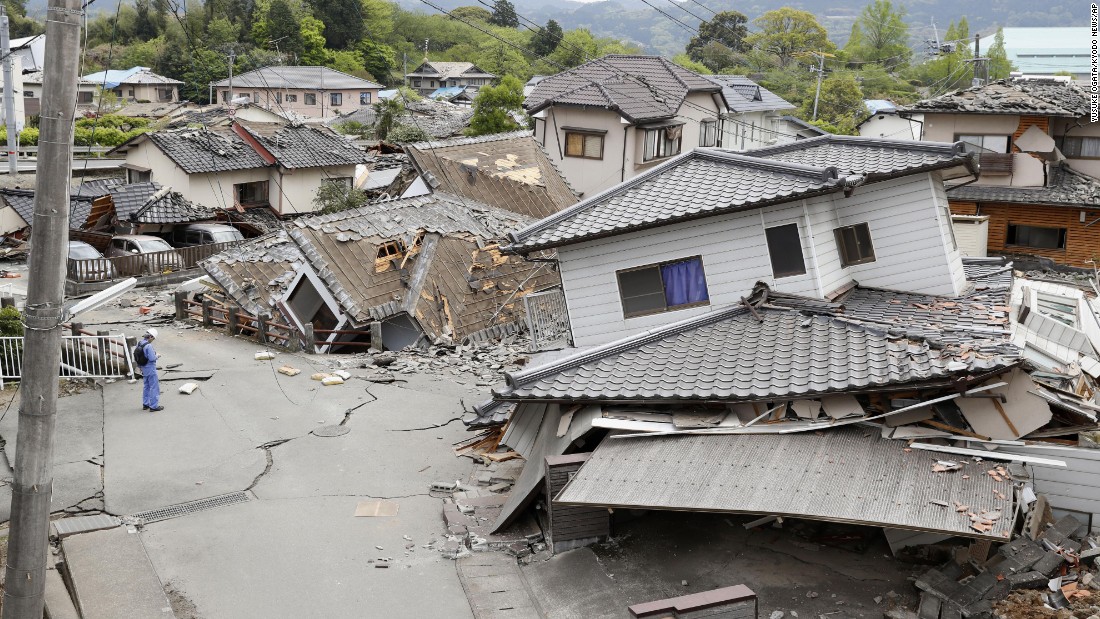 japan An earthquake in