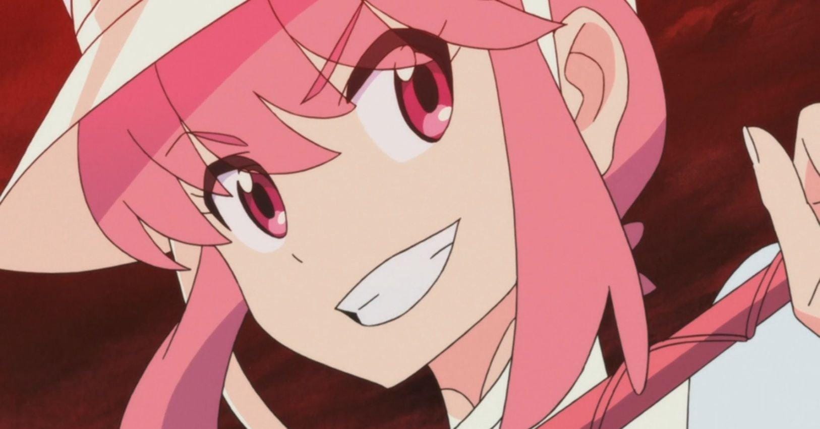 characters hair pink Anime with