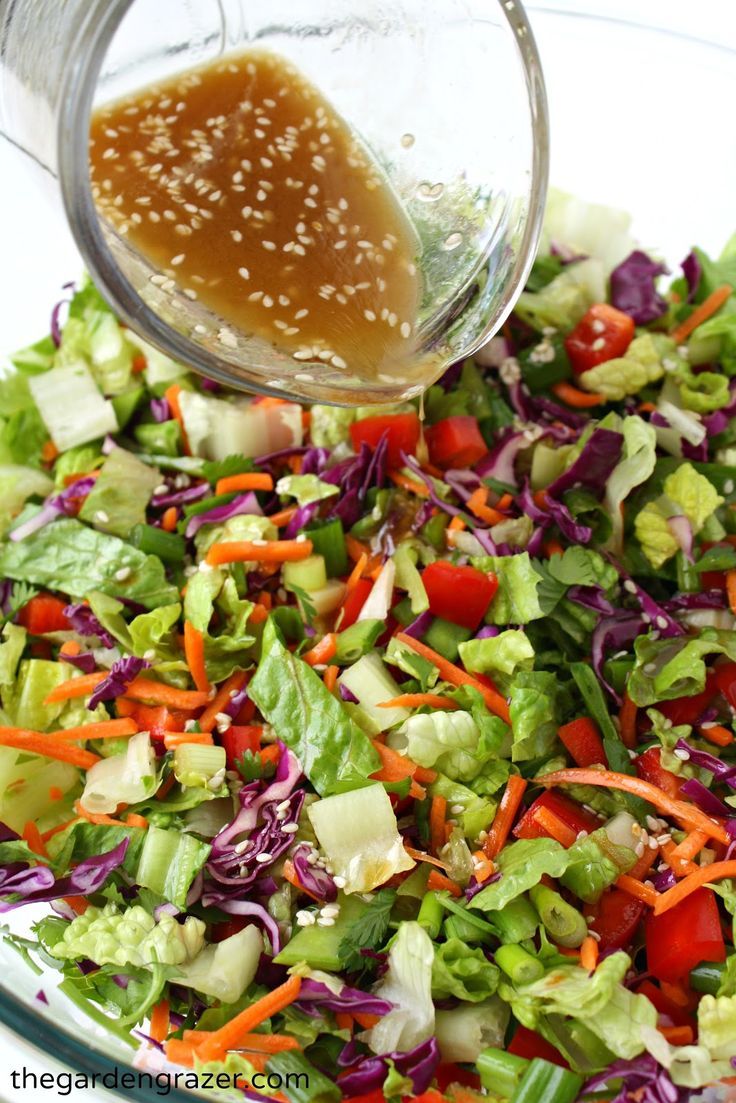 Asian lettuce salad recipe