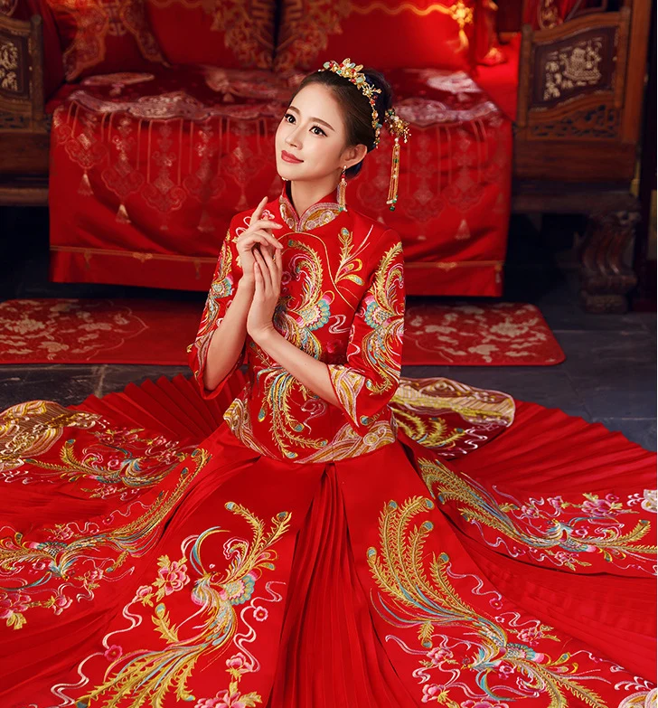 themed wedding dresses Asian