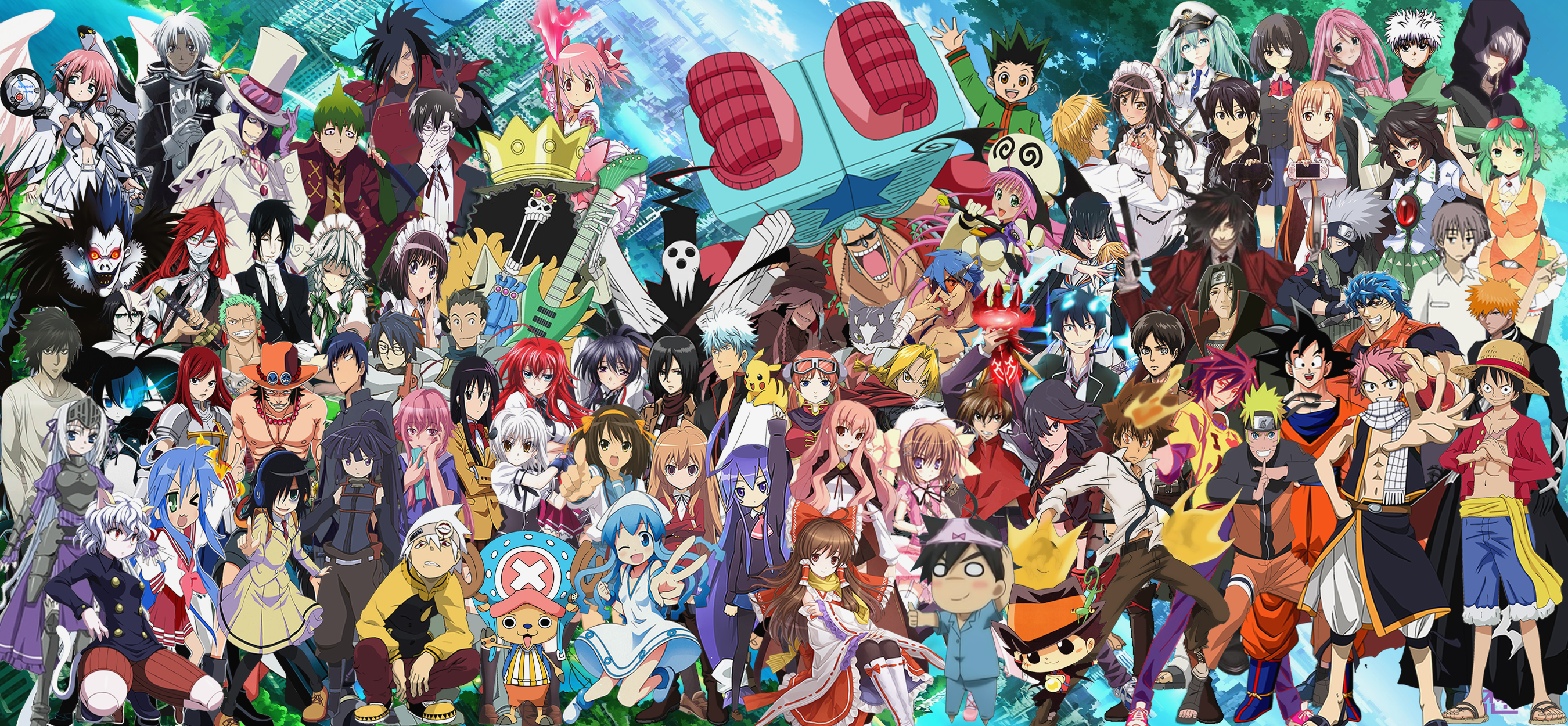 anime characters wallpaper All